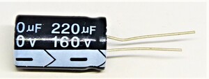 電解コンデンサ 160v 220μF 105°C 1個（160v 220uf）