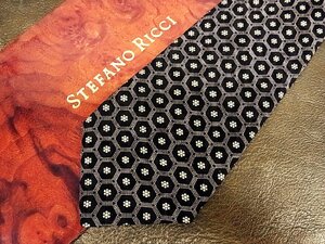 ♪vr0681♪良品♪【STEFANO RICCI】ステファノリッチ【花 小花 柄】ネクタイ