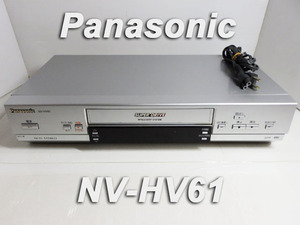 6j0802）パナソニック　Panasonic　NV-HV61　ビデオデッキ　
