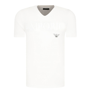 送料無料 71 EMPORIO ARMANI エンポリオアルマーニ 110810 CC716 ホワイト Tシャツ ロゴ 半袖 size S