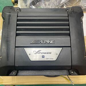 ALPINE サブウーハー アルパイン MRP-M350 ウーファーアンプ内蔵　