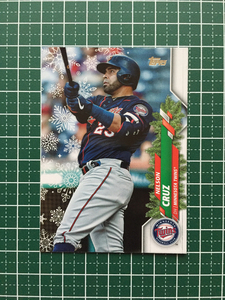 ★TOPPS MLB 2020 HOLIDAY #HW157 NELSON CRUZ［MINNESOTA TWINS］ベースカード★