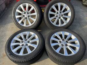 レクサス LEXUS 純正 USF40 18inc 7.5J +32 PCD120 4本 235/50R18 BLIZZAK VRX3 2021年製 LS460 LS600h 40 アルファード 40 ヴェルファイア