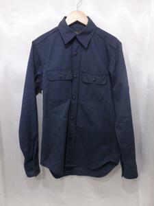 WOOLRICH ウールリッチ WOOLEN MILLS NEPENTHES ネペンテス ワークシャツ サイズXS ネイビー系 アメリカ製 トップス