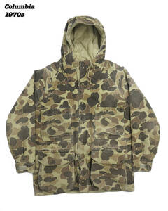 Columbia Duck Camo Gore-Tex Jacket 1970s M JA24113 Vintage コロンビア ダックハンター ゴアテックス ジャケット パーカー 1970年代