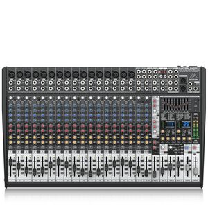 【中古】Behringer アナログミキサー 24チャンネル4バス エフェクト搭載 4バンドブリティッシュEQ 高品質マイクプリアンプ SX2442