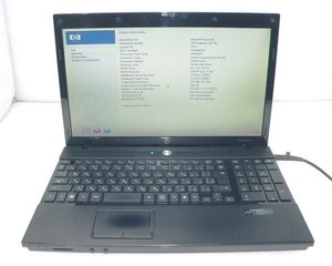 ジャンク HP ProBook 4515s (VG868AV) Sempron M100 2.0GHz 2GB 160GB DVD-ROM テンキー 15.6インチ ACアダプタ付属なし