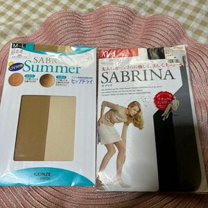 73番@新品　グンゼ　サブリナサマー パンスト セット2足SABRINA パンティストッキング