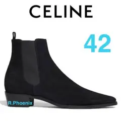 【CELINE】CAMARGUE BOOTS 40MM BLACK SUEDE