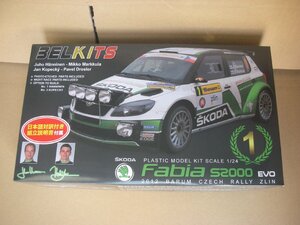 プラッツ ベルキット 1/24 シュコダ ファビア S2000 EVO 2012 バルム・チェコ・ラリー・ズリーン ウィナー プラモデル BEL004