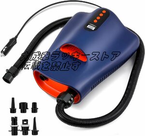 電動エアーポンプ 空気ポンプ DC12V 20PSI 空気入れ&空気抜き両対応 自動停止機能 SUP用 小型 z1505