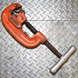 【新潟発】RIDGID パイプカッター No42A リジッド リッジ ハンドツール 4枚刃 チューブカッター 現状 工具 中古