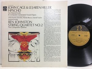 ★即決 John Cage Lejaren Hiller Ben Johnston HPSCHD String Quartet No2 オリジ / デイヴィッド・チューダー