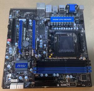 MSI マザーボード 890GXM-G65 ソケットAM3 中古 完動品