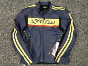 ・★ 52(EUR)サイズ 【Alpinestars(アルパインスターズ)】 8033637025315 DYNOレザージャケット NV/STONE/RD ★ 