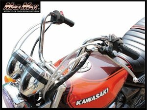 バイク用品 Z-FATHER オリジナル ハンドル アップハンシボリ 20CM/旧車 アップハンドル アップハン 汎用【送料800円】