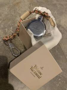 未使用 新品 デッドストック Vivienne Westwood 携帯灰皿 オーブ刻印 灰皿 シルバー 箱付　ヴィヴィアンウエストウッド