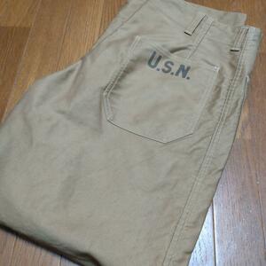 BR41943 バズリクソンズ JUNGLE CLOTH DECK PANTS　デッキパンツ　サイズXL