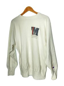 Champion◆スウェット/XL/コットン/WHT