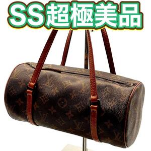 ルイヴィトン LOUIS VUITTON ハンドバッグ モノグラム 茶 パピヨン26 コンパクトサイズ 大人気 正規品 本物 ユニセックス 男女兼用 大人気