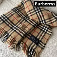 Burberrys チェック マフラー ストール ホースロゴ  バーバリー