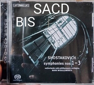 SACD BIS ショスタコーヴィチ　交響曲 1番　 2番　3番　shostakovich　ビス　クラシック　ウィグレスワース　wigglesworth