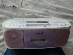 東芝　カセット／ＣＤ／ラジオプレーヤー　完全ジャンク品