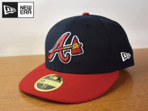 F148《未使用品》NEW ERA ニューエラ 59FIFTY Low Crown【7-3/4 - 61.5cm】ATLANTA BRAVES ブレーブス MLB 帽子 キャップ USモデル