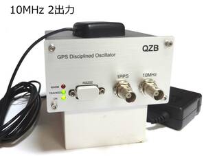 ♪ [ホールドオーバー機能搭載 / 10MHz 2出力] GPSDO / マスタークロック GPS同期発振器 周波数標準 基準発振器 / 最大7出力(75Ω可能)