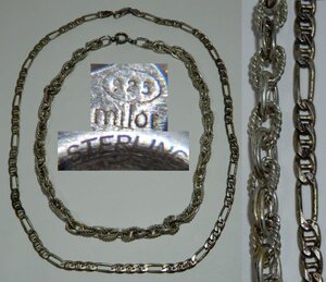 STERLING SILVER イタリア製他 チェーン レターパックプラス可 0417W3G