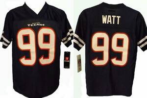 未使用 新品 タグ付き　NFL ヒューストン・テキサンズ 　J.J・ワット　ジャージー J.J. Watt Houston Texans 米国18－20歳サイズXL