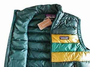 ■未使用■【新品XS】パタゴニア M’s ダウン・セーター・ベスト ■ patagonia Dark Borealis Green (DBGR) ■