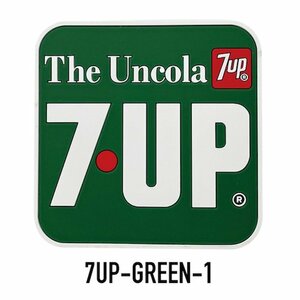 7UP（GREEN-1）ラバーコースター アメ雑 アメリカン雑貨 アメリカ雑貨