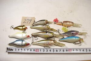 ラパラ　RAPALA　シャッドラップ　Xラップ　10個　セット　２７９