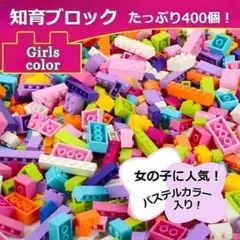 ★売れ筋✨★知育ブロック　レゴ互換品　400個以上　キッズ　girlsカラー