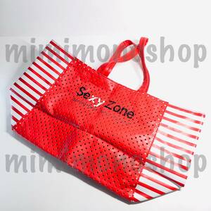 ＊◇中古★即決★Sexy Zone【 ショッピング バッグ トート 鞄 】公式 ツアー コンサート グッズ / Spring Tour Sexy　 Second 2014