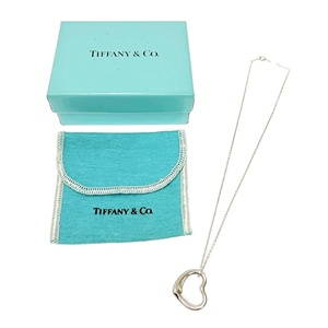 【箱付き】 TIFFANY&Co. ティファニー シルバー エルサペレッティ オープンハート ネックレス 6.6g 263236 ネックレス