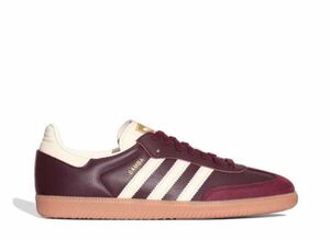 adidas Originals WMNS Samba OG "Maroon/Cream White/Gold Metallic" 25cm ID0477