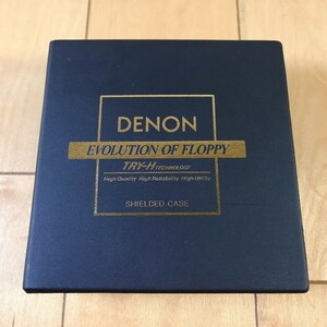 希少!!　美品!!　DENON　デノン　EVOLUTION OF FLOPPY　TRY-H　シールドケース　フロッピーディスクケース