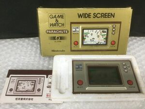 D903-60-M【通電動作確認済み】Nintendo ニンテンドー GAME&WATCH ゲームウォッチ ワイドスクリーン PR-21 パラシュート/説明書箱付きt