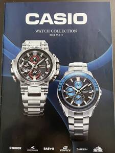 CASIO WATCH COLLECTINN 2016 Vol.2カタログ　OCEANUS G-SHOCK BABY-G EDIFICE SHEEN PROTREK