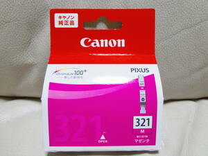 Canon キャノン純正品　インクカートリッジ PIXUS 　BCI-321M マゼンタ　1個　　期限切れ　2024.03　