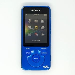 動作品★SONY ウォークマン NW-E083 ブルー 4GB ソニー デジタルMP3オーディオプレーヤー WALKMAN