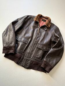 40s WW2 “ USN / H&L.BLOCK ” M-422A FLIGHT JACKET MILITARY VINTAGE 米軍実物 海軍 M422A フライトジャケット ミリタリー ビンテージ