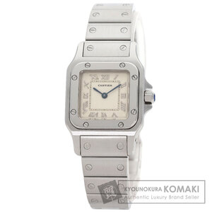 CARTIER カルティエ W20056D6 サントスガルベ SM W20056D6 腕時計 ステンレススチール SS レディース 中古