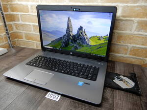 H253☆ Core i7☆大型17ｗ液晶ノートPC☆高速 SSD 500GB & WEBカメラ& 無線LAN ★メモリ8GB☆ DVDRWマルチ☆HP☆Pro Desk 470 G2