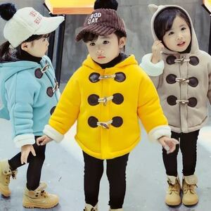 ダッフル キッズアウター キッズコート グリーン 100cm くま うさぎ アウター コート 子供服 女の子 プレゼント クリスマス 北欧 スター 星