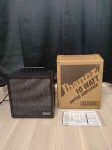 ☆ 元箱付 ☆ Ibanez アイバニーズ エレキギター用10W IBZ10GV2 音響 楽器 練習用 通電確認済