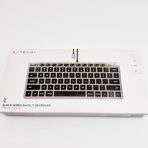 【サテチ】 SATECHI SLIM W1 WIRED BACKLIT KEYBOARD FOR MAC US英語配列 【未使用・送料無料】