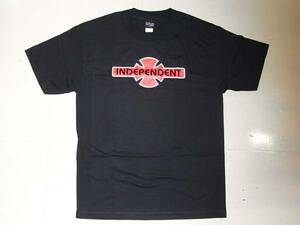 JB即決　INDEPENDENT インディペンデント OGBC リボンクロス Tシャツ 黒xベタ赤 Lサイズ　新品 REAL SANTACRUZ POWELL 80 90